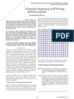 Study of Zero Chromatic Dispersion in PCF Using Different Material