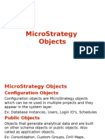 Microstrategy Objects