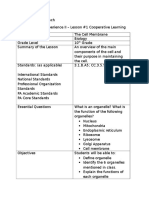 Cooperative Learning Lesson Plan - The Cell