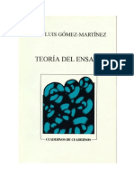 Teoría Del Ensayo - José Luis Gómez-Martínez