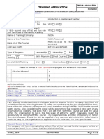 7652-AA-0019-4 FRM Rev 1 Training Application