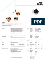 Tom Dixon Copper Specification