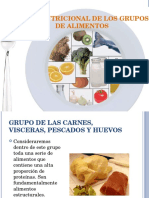 Valor Nutricional de Los Grupos de Alimentos