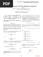 On The Dynamics of The Difference Equation: X X XX X X