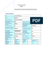 Syllabus - General Pathology