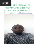 A Fundamental Approach To Ordinary Chemistry PDF