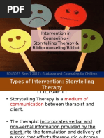 Storytelling Therapy and Bibliocounselling - Ppt-Rojiah