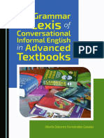 The Grammar and Lexis of Conversational Informal English in Advanced Textbooks PDF