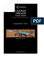 Catalog Laguiole Arbalète Genès David FRANCE 2017