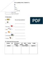 Unit 3 Sample Test Project 1