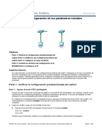 2.2.3.4 Packet Tracer - Configuring Initial Switch Settings (Terminado)