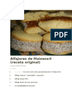 Alfajores de Maizena