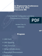 LNG Terminal Configuration and Siting Considerations in Working Ports