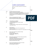 Mark Scheme Paper 3 June 99