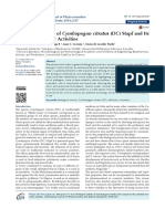 Biological Activity of Cymbopogon Citratus (DC) Stapf and Its Potential Cosmetic Activities