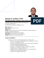 Michael A, de Mesa, PTRP