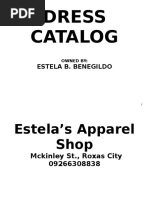 Dress Catalog: Estela B. Benegildo