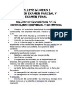 Tramite para Inscripción Comerciante y Sociedad Mercantil