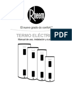 RHEEM MUSo Termo Eléctrico 189L246L303L454L