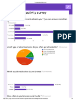 Promotional Activity Survey: What Kind of Advertisements Attracts You ? (You Can Answer More Than 1)