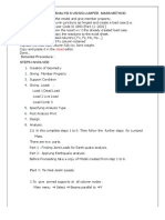 Seismic Analysis Lumped Mass Procedure