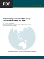 Understanding China's Maritime Policy 21st Century Maritime Silk Road - Teng Jianqun