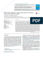 1-Effects of Foliar Application of Plant Growth Hormone On Methane Emission From Tropical Rice Paddy-2016