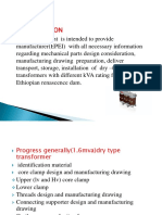 Mechanical Part Dry Type Transformer