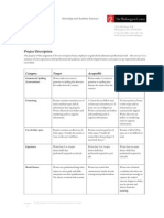 Resume Rubric