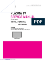 Plasma TV: Service Manual