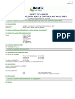 MSDS Duct Sealant