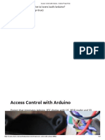 Access Control With Arduino - Arduino Project Hub