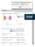 Ficha de Avaliação Funções - Trabalho Colaborativo PDF