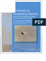 Deterioro de Pavimentos Rígidos Metodología de Medición, Posibles Causas de Deterioro y Reparaciones PDF