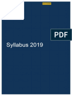 IFoA Syllabus 2019-2017