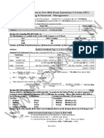 CA Ipcc Costing Suggested Answers For Nov 20161