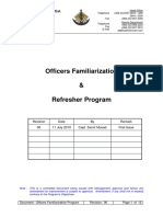 Officers Familiarization & Refresher Program