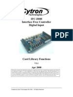 IFC-DI08 Card Library Functions