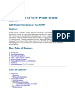 SOAP Version 1.2 Part 0: Primer (Second Edition) : W3C Recommendation 27 April 2007