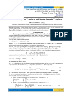 On Double Laplace Transform and Double Sumudu Transform