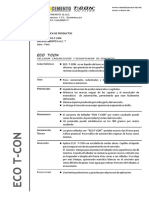 ECO T-CON - Sellador Endurecedor y Densificador de Concreto