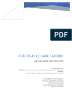 Prácticas de Laboratorio: And, Or, Nand, Xor, Xnot, Nor