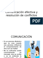 Comunicación Efectiva y Resolución de Conflictos