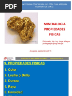 Mineralogía Propiedades Físicas I