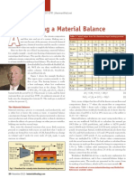 Making A Material Balance