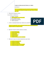 Cuestionario Centrales Eléctricas y Tipos