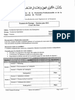 Examen de Passage Gestion Des Entreprises Tsge Synthese 2011 v2 Ofppt PDF