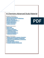 XI Chemistry Chapterwise Advanced Study Material