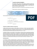 Balance de Cantidad de Movimiento