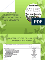 Plan de Alimentación en El Paciente Con Obesidad